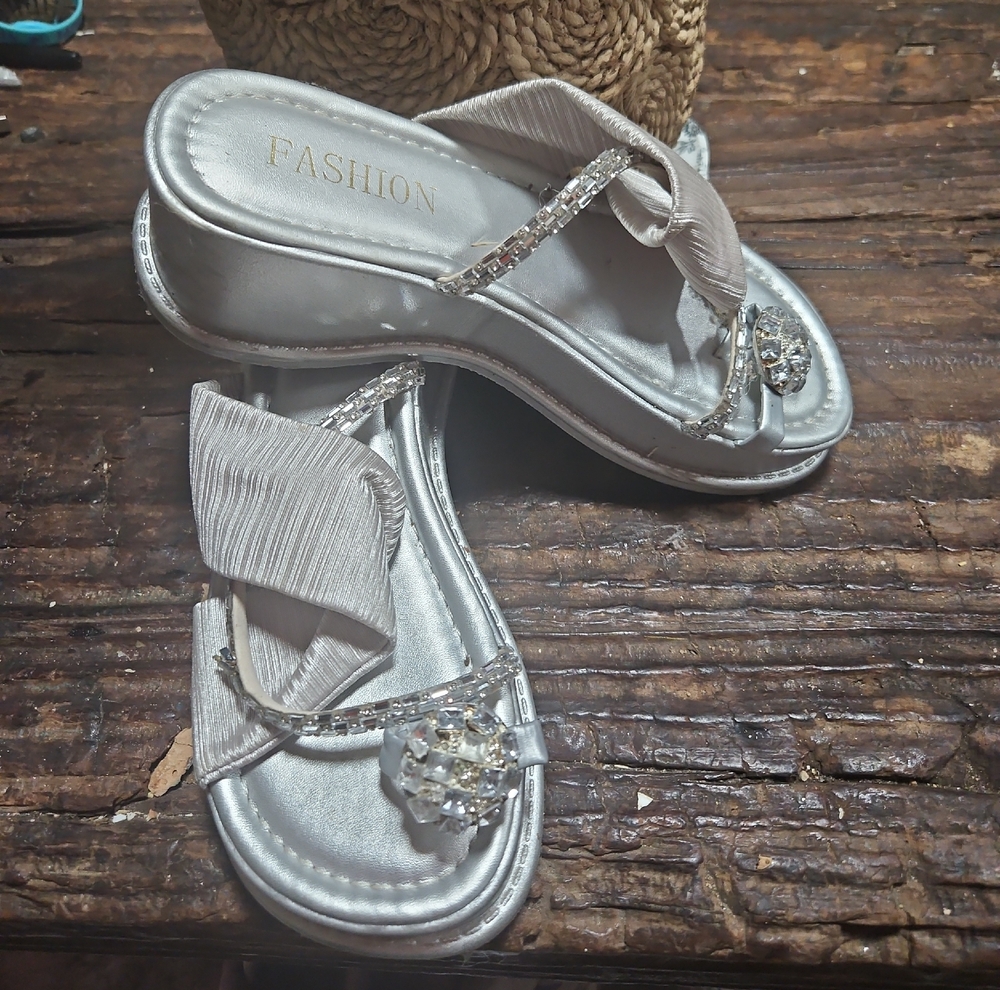 Silver Women's Sandals